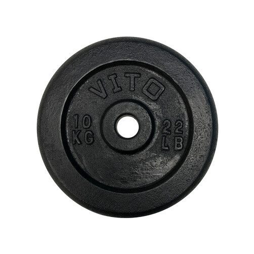 Vito 10kg Cast Iron Weight Plate